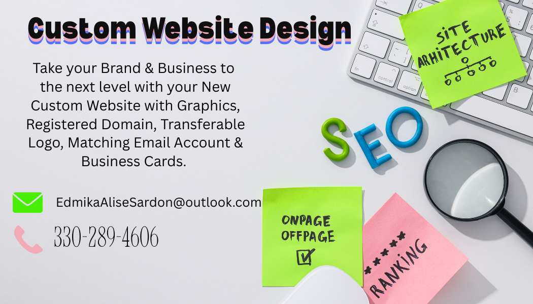 CUSTOM WEB DESIGN!